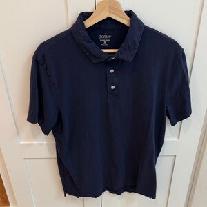 J.Crew Navy Sueded Jersey Shirt